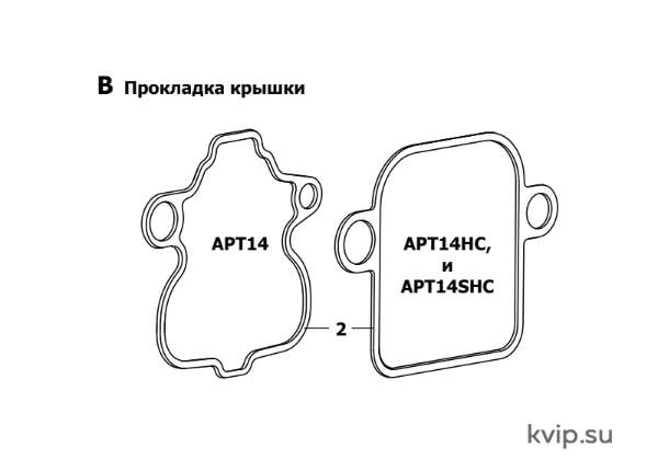 Схема детали B конденсатоотводчика APT14, APT14HC и АРТ14SHC (с вотермарком).png