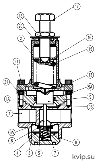 ADCA PRV31SS DN15–50 Поршневой редукционный клапан ADCA PRV31SS DN15–50 Поршневой редукционный клапан