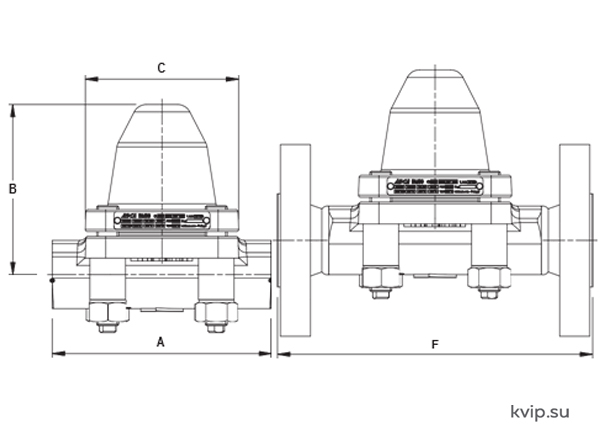 ADCA BM88 конденсатоотводчик биметаллический_Р1