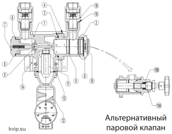 ADCAMIX MX20 смеситель пароводяной_Р3