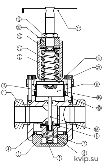 ADCA PRV31SS DN15–50 Поршневой редукционный клапан ADCA PRV31SS DN15–50 Поршневой редукционный клапан