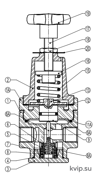 ADCA PRV31SS DN15–50 Поршневой редукционный клапан ADCA PRV31SS DN15–50 Поршневой редукционный клапан